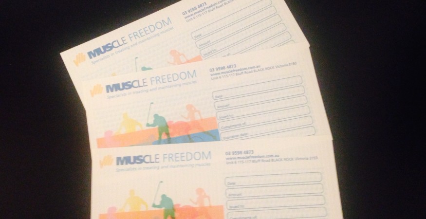 Muscle Freedom Vouchers