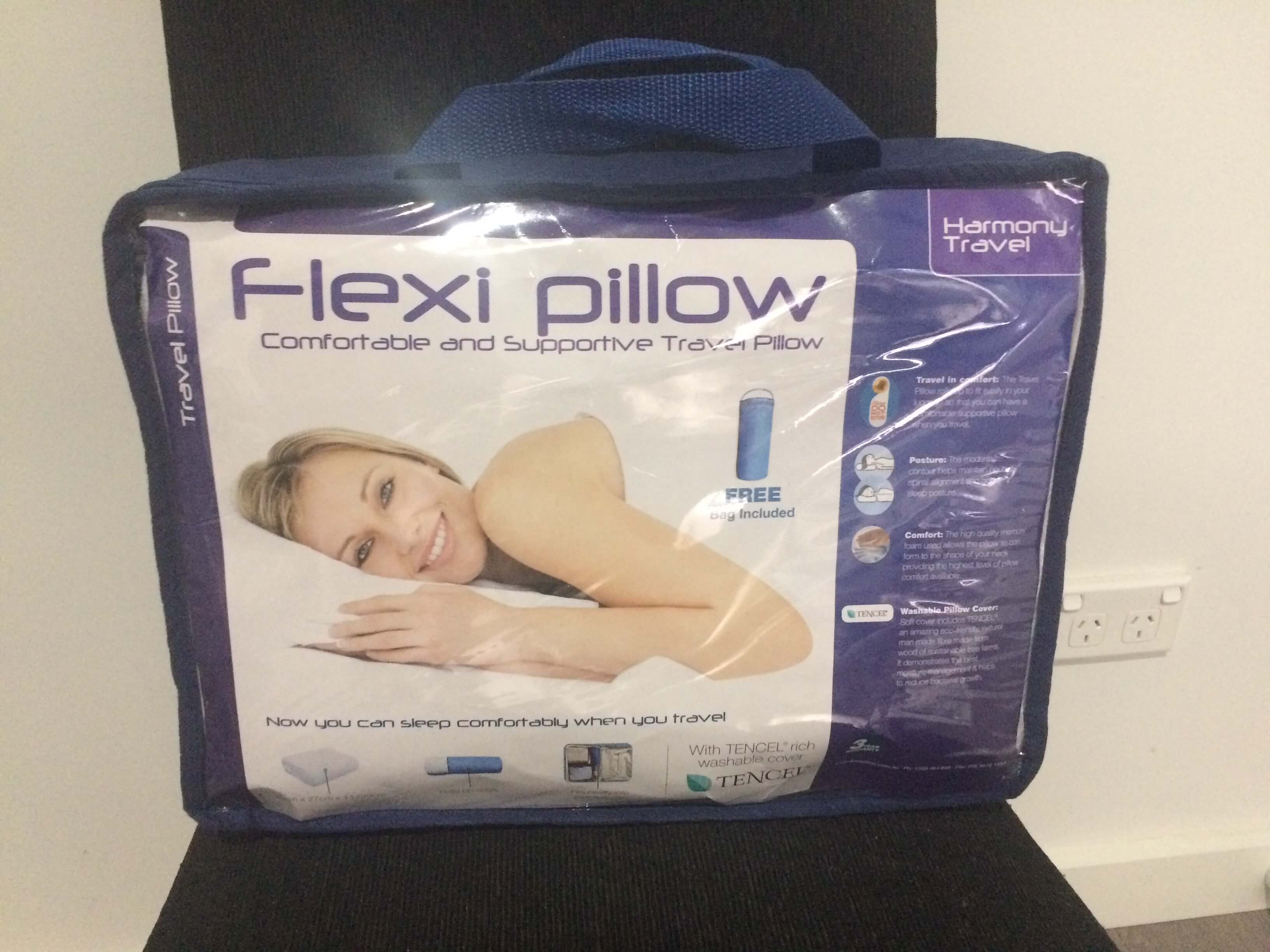 Introducing our new memory foam travel flexi pillow Muscle Freedom